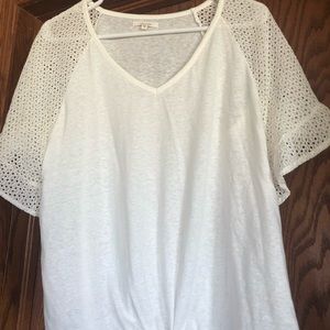 White Dressy T from Maurice’s
